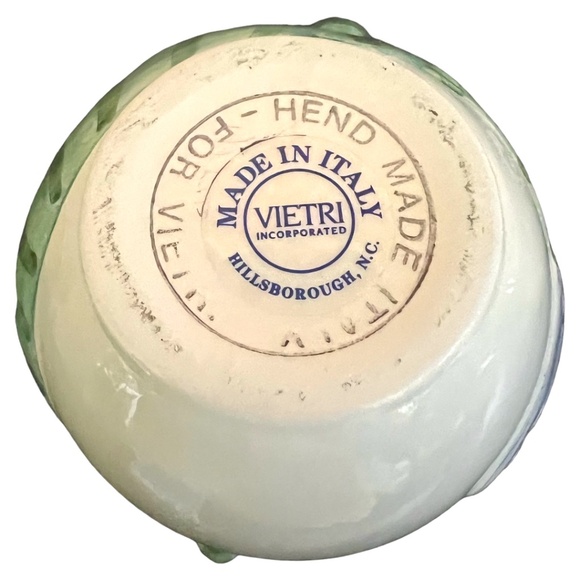 Italian Vietri Pastel Tulips Creamer and Sugar Bowl Set - Picture 4 of 4